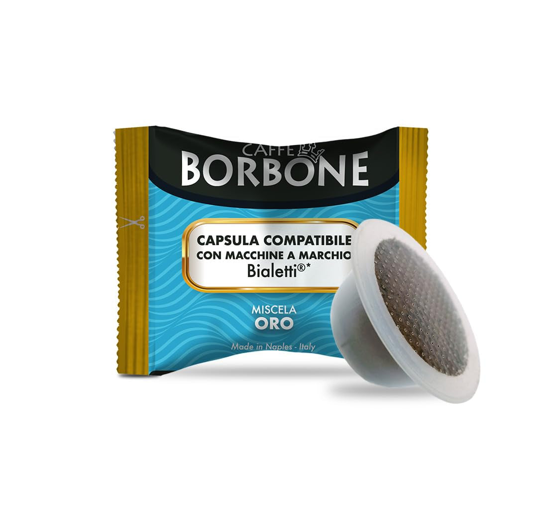 Caffè Borbone Gold-Kaffeemischung - 50 Kapseln - Kompatybilny z Kaffeemaschinen der Marke Bialetti®*
