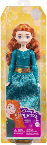 Mattel Disney Princess Zabawka Merida Ręcznie robiona lalka ze świecącymi ubraniami i akcesoriami Zainspirowana filmem Disneya i Pixara Prezent dla dzieci HLW13
