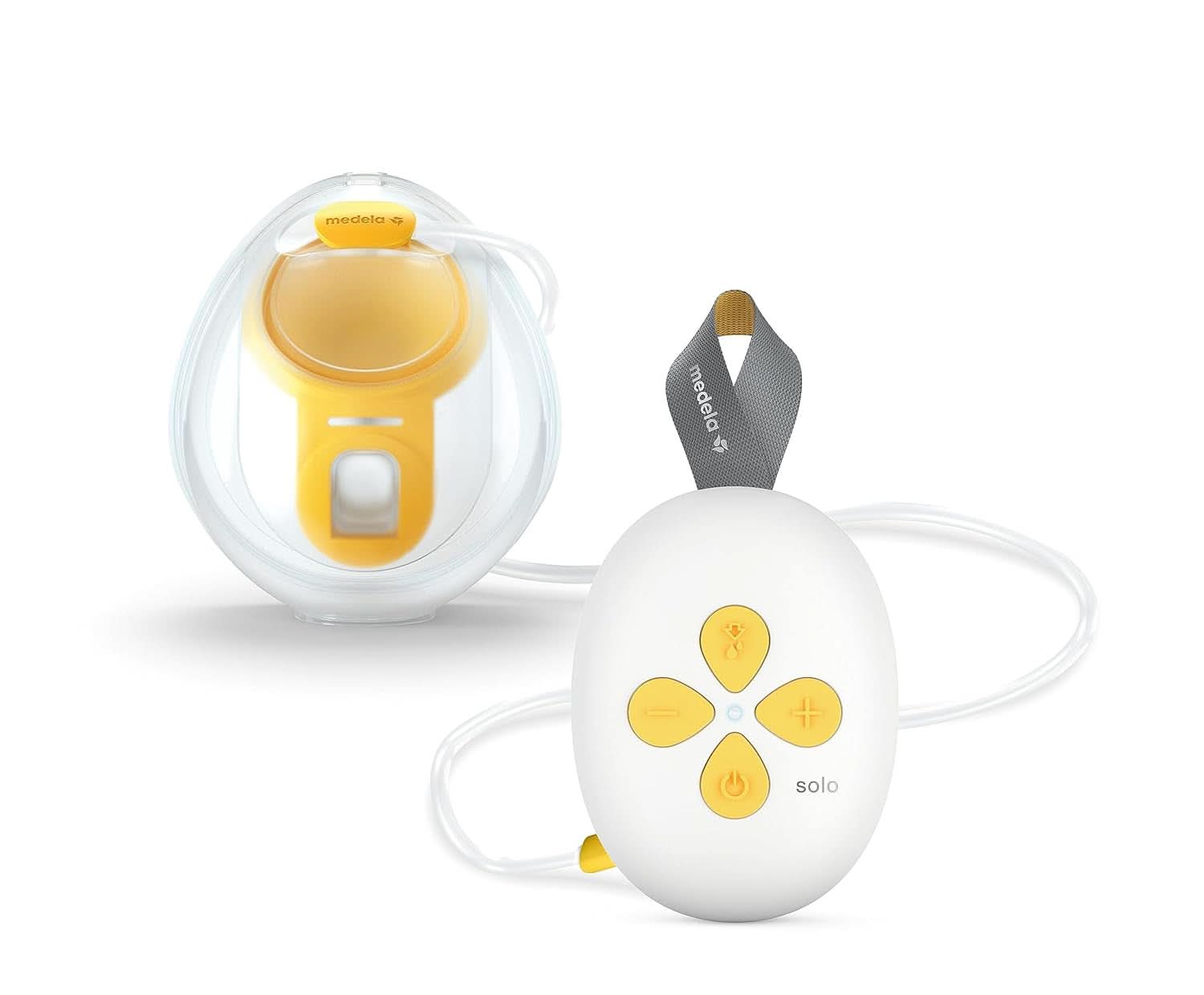Laktator Medela Solo bez użycia rąk | Kompaktowy i intuicyjny laktator elektryczny do odciągania z jednej strony Akcesoria Żywność i karmienie piersią Bebe Naty Shop Solo Hands-Free