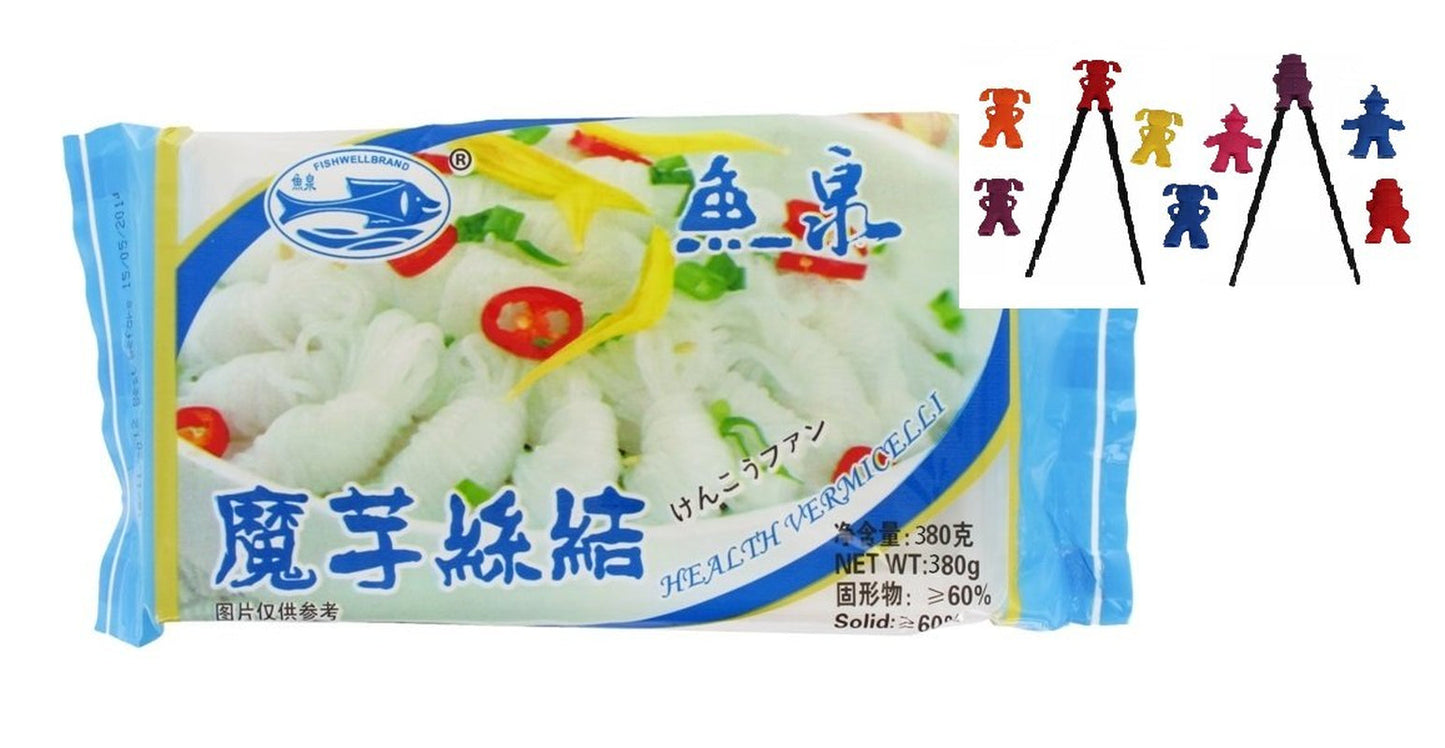 - Węzły makaronu Shirataki (1 x 380g)