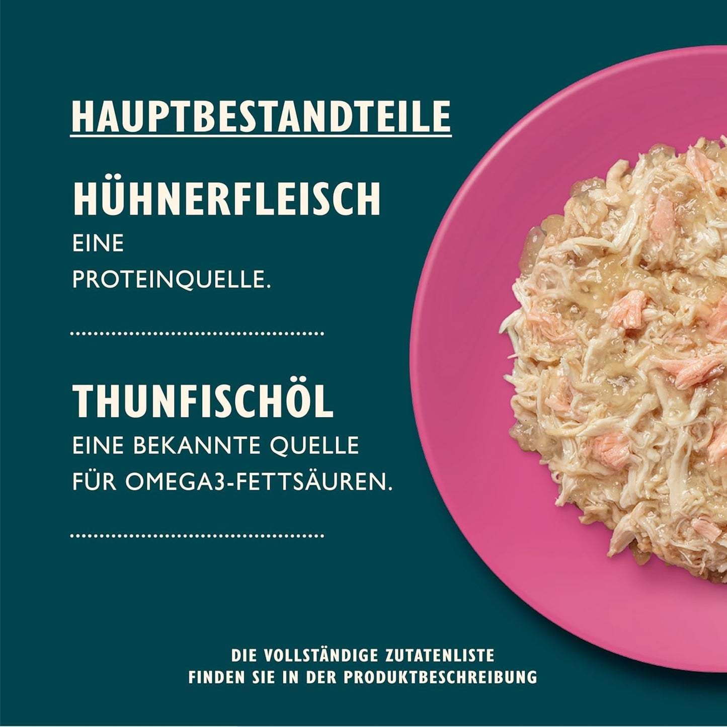 Lily's Kitchen Aus Naturichen Składnik hermestellung Zerkleinerte Filety w Gelee mit Hühnchen und Lachs Ausgewachsen Nassfutter für Katzen 70 g Dawka