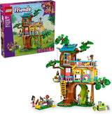 LEGO Friends Zestaw do budowania i zabawy domek na drzewie do odgrywania ról, domek zabaw dla 8-letnich dziewcząt, zestaw z 4 minifigurkami postaci i 2 figurkami zwierząt, pomysł na prezent dla dzieci 42652 zestawy do budowania Besuche den LEGO-Store Default Title