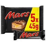 Mars Batony czekoladowe Karmelowa czekolada 1 opakowanie 5 batoników (1 x 225 g) (2 sztuki w opakowaniu)