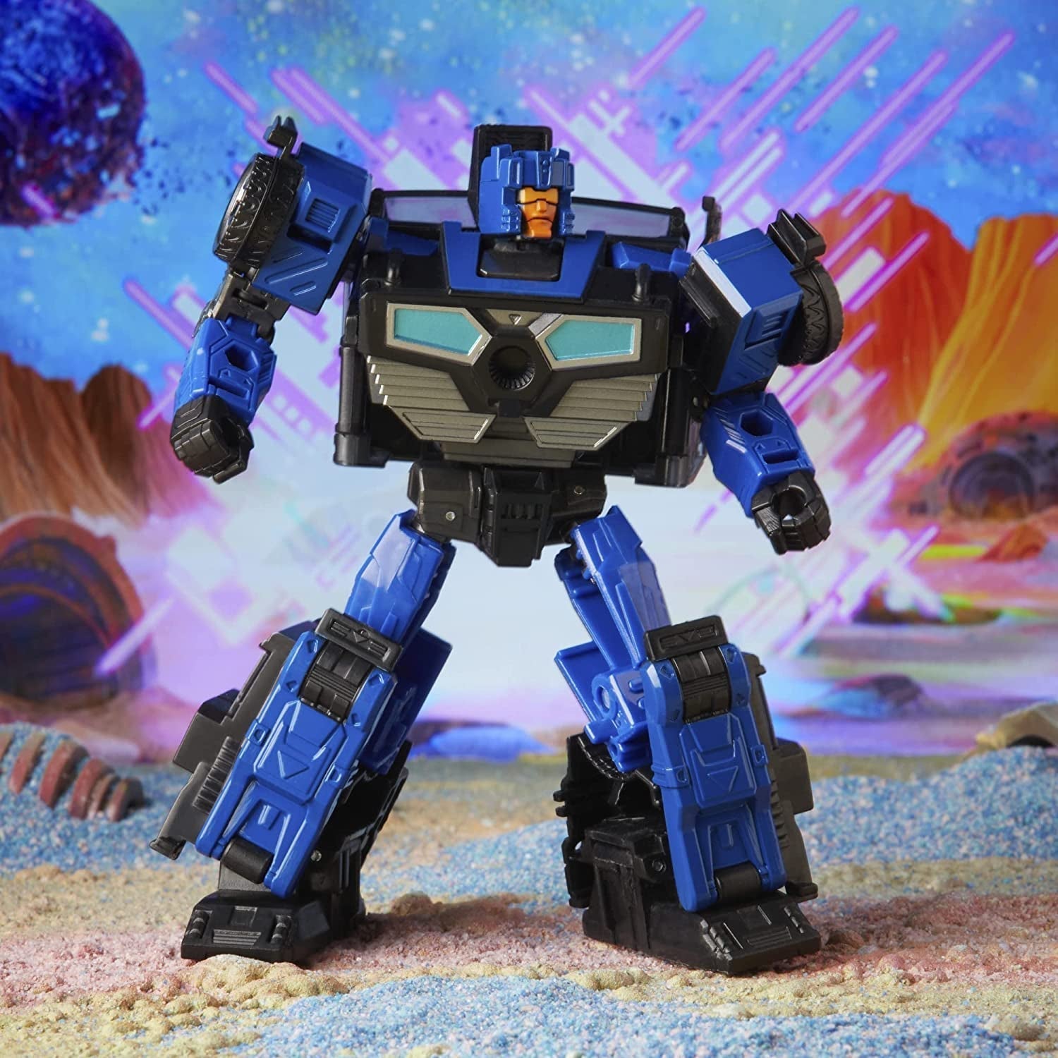 Transformers Generations Legacy Toy 14 cm duża figurka Deluxe ze skrzynią korbową, wiek 8+ Figurki Naty Shop
