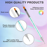 5 Stück Nagel Pinsel, Pinsel Für Gelnägel, Nageldesign Pinsel, Narzędzia do zdobienia paznokci, Für Herstellen Von Nagellack, Punktieren, Feinmalerei, DIY