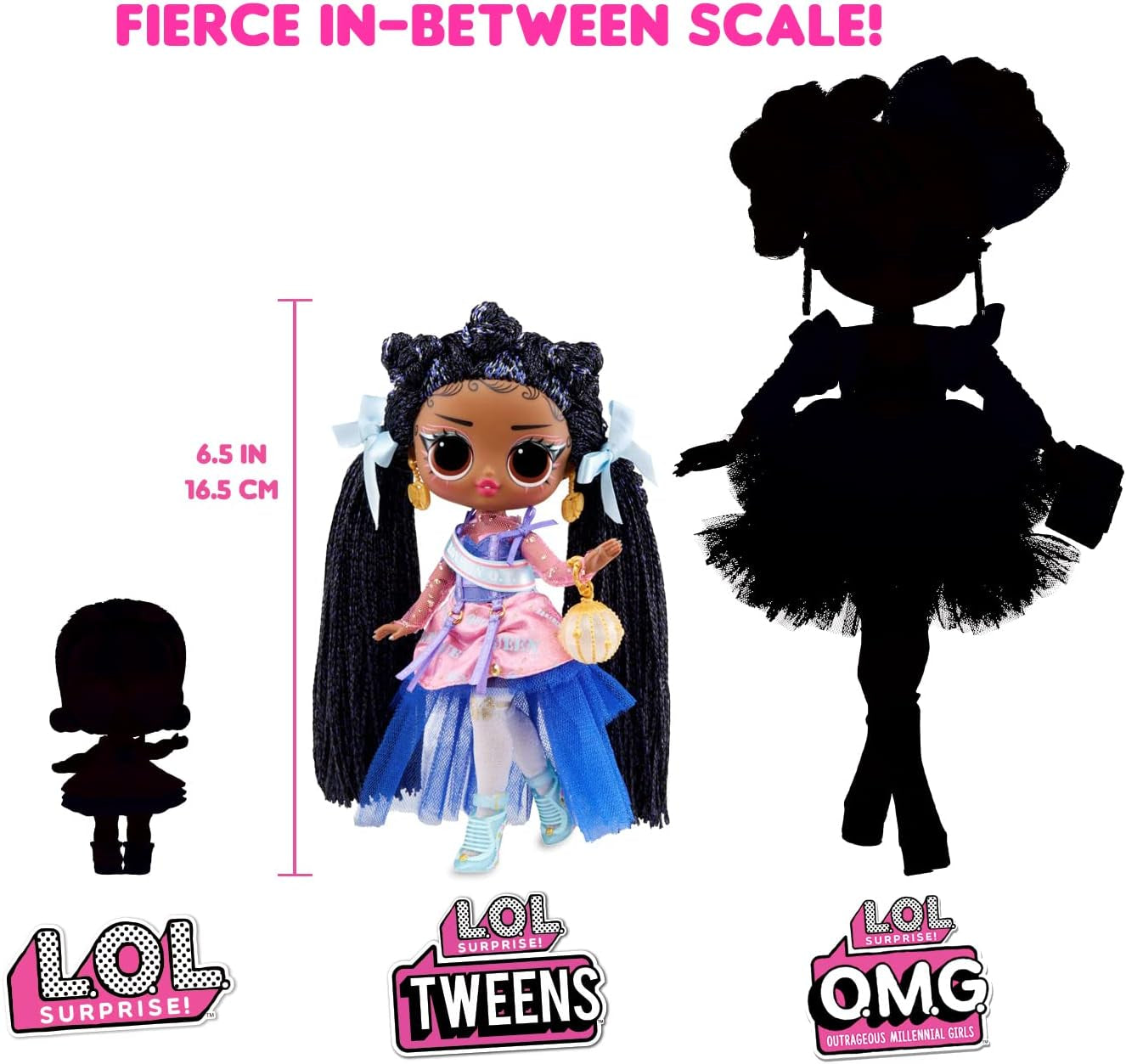 LOL niespodzianka! Tweens Fashion Doll Series 3 - Lalka NIA Regal 15 cm z niespodziankami: ekstrawaganckie stroje, akcesoria i nie tylko. Świetny prezent kolekcjonerski dla chłopców i dziewcząt w wieku 18+ 584087