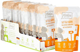 MjAMjAM - Mokra karma premium dla kotów - Wyciskana saszetka - Soczysty kurczak z pyszną marchewką, 12 opakowań (12 x 125 g), bez zbóż, z dodatkowym mięsem