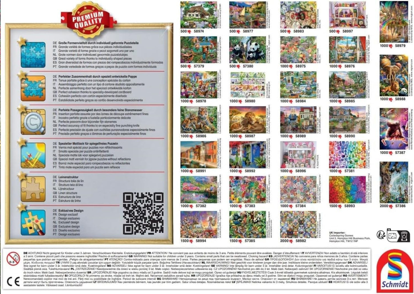 Schmidt Spiele 57392 Dream Big, koty, układanka 1000 elementów Puzzle Naty Shop