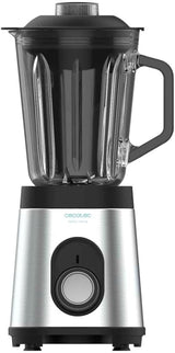 Mieszalnik Cecotec Glas Power Schwarz Titan 1000 INOX. 1000 W, Edelstahlgehäuse, 6-Blatt-Blatt Mit Schwarzer Titanbeschichtung, 1.5-L-Glaskrug, 5 Geschwindigkeiten [Energieeffizienzklasse a +] Kuchnia Naty Shop