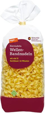 tegut... Makaron jajeczny Waves - Makaron wstążkowy, 1 x 500 g