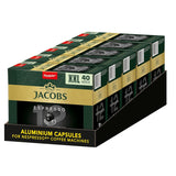 Jacobs Kaffeekapseln Espresso Ristretto, Megapack XXL, Intensität 12/12, 5 x 40 Getränke, kompatybilna z Nespresso* Kaffee Kapseln, 200 Kapseln
