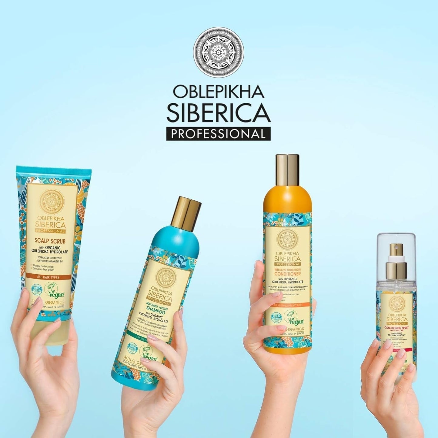 Natura Siberica Oblepikha Maska do włosów mocno zniszczonych, 1 opakowanie (1 x 170 ml) Naty Shop maska do włosów