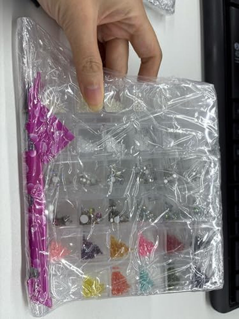 Harz Strasssteine ​​4200 szt. Strass Kristalle 1Mm-5Mm Gemischte Kinder Bastelsachen Kit Mit Strass Mit Picking Pinzette Und Stift Für DIY Nägel Kleidung Kunsthandwerk Gemischt Becher Party (A)