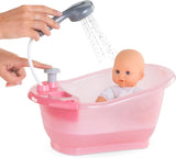Corolle 9000141660 - Wanna Mon Grand Poupon z funkcją pompki i gumową kaczką dla wszystkich lalek 30-36 cm, 32,5 cm, od 3 lat