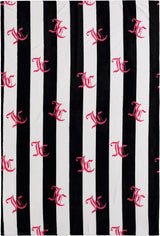 Pluszowy koc Juicy Couture Cabana, 127,7 x 178,8 cm, luksusowy pluszowy koc z mikrofibry zapewniający maksymalny komfort i przytulne ciepło Łóżka i koce Juicy Couture