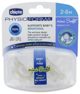 PHYSIOFORMA MINI MIĘKKA ZAWIESZKA DO CZYSZCZENIA, JASNA, 2-6M, 100% SILIKON, 2 SZT.