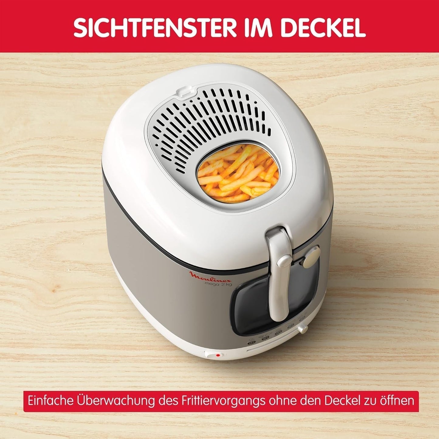 Frytownica AM4800 Mega 2Kg, frytownica olejowa, filtr zapachów, 1800 W AGD Naty Shop