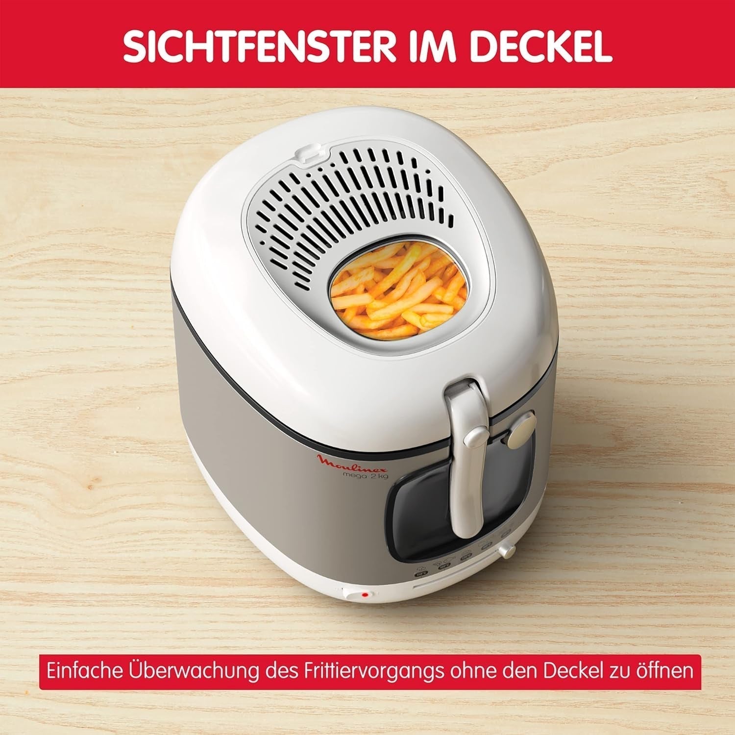 Frytownica AM4800 Mega 2Kg, frytownica olejowa, filtr zapachów, 1800 W AGD Naty Shop
