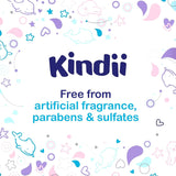 Kindii Feuchttücher Für Babies Und Kinder Pure Water 99% - 99%Ige Zusammenzeit Auf Wasserbasis - Alantoina - Unparfümiert - Dermatologisch Getestet - Für Empfindliche Haut - 720 Stück - 12X60 Stück Naty Shop