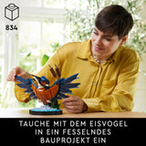 LEGO Icons Zestaw do budowania modelu zimorodka dla dorosłych, figurka ptaka do salonu lub biura, dekoracje domu i biura, prezent dla miłośników ptaków i ornitologów, kobiet i mężczyzn 10331 Zestawy do budowania Besuche den LEGO-Store