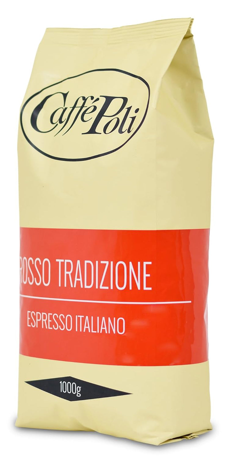 Caffè Poli Rosso | Tradycyjne espresso | Włoskie espresso | Idealny do Kaffeevollautomaten, Siebträger i Espressomashinen | 1x1 kg