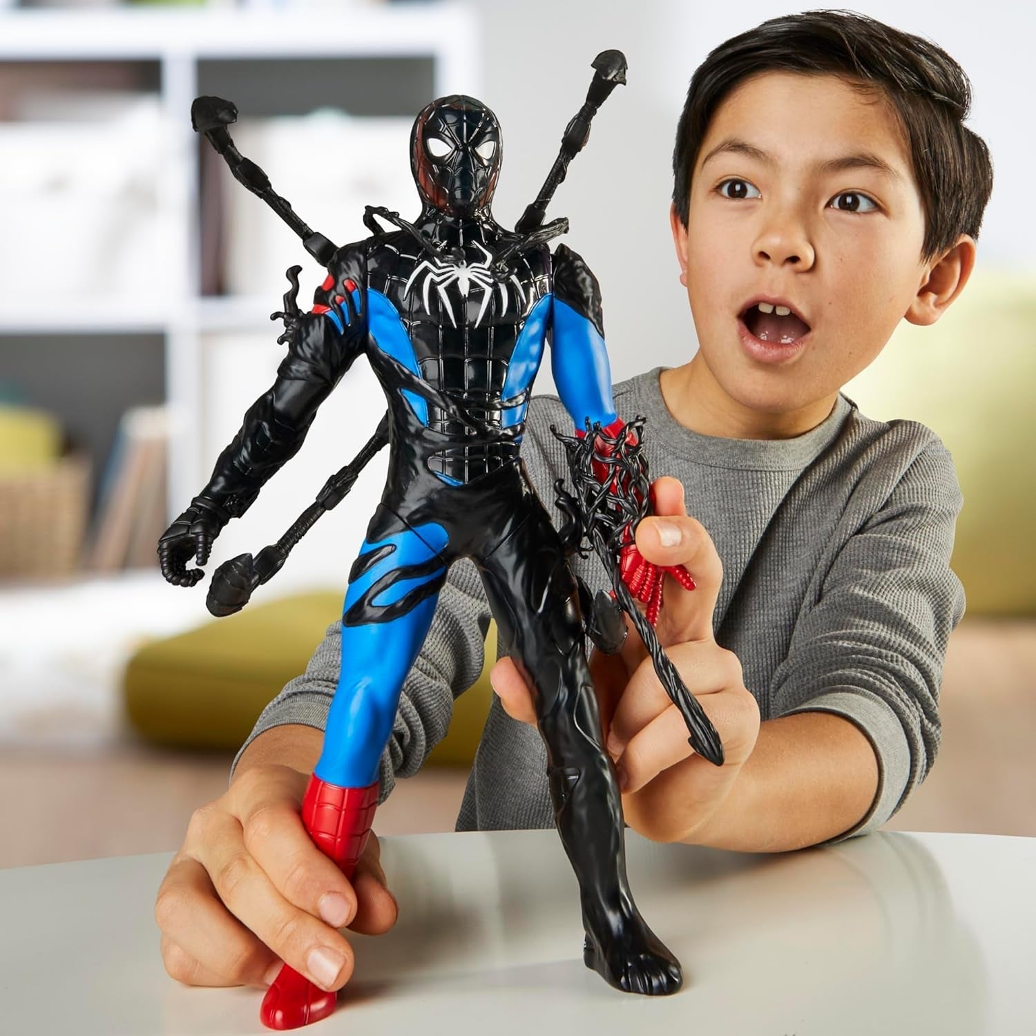 Marvel Spider-Man Venomversus Spider-Man Zmieniacz kolorów Figurka z akcesoriami Figurki Sklep Naty