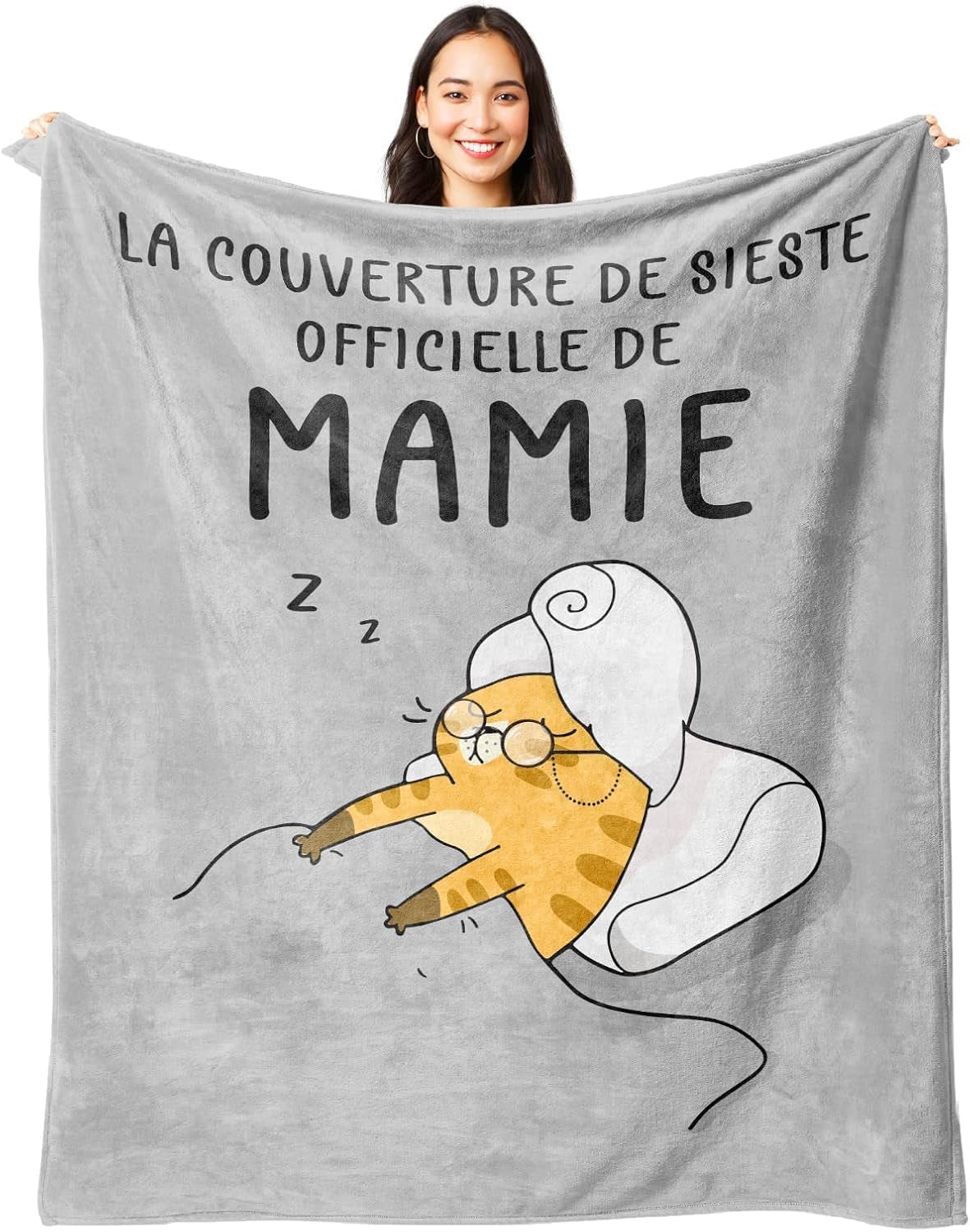 Koc flanelowy Juratar dla taty - prezent na urodziny, dzień ojca i Boże Narodzenie - 152 X 130 cm Łóżka i koce Besuche den Juratar-Store Mamie