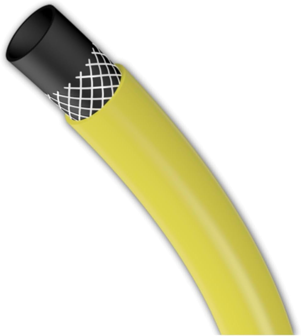 Wąż ogrodowy 0,44/m 5/8" 3-warstwowy wąż wodny Wąż do nawadniania 30 m lub 50 m Żółty (50 m)
