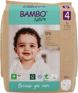 Pieluszki dziecięce Bambo Nature, rozmiar 1 (2-4 kg), 132 sztuki w pudełku miesięcznym | Pieluszki Premium ze zwiększoną ochroną przed wyciekami | Najwyższy komfort i swoboda dla noworodków | Pieluszki testowane dermatologicznie