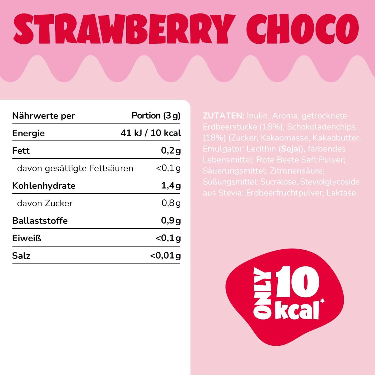 Ahead Flavour Powder Czekolada Truskawkowa 250 gramów, 83 porcje Smaki Naty Shop