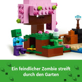 LEGO Minecraft Sad z kwiatami wiśni Zabawkowy ogród do zwiedzania ze Słoneczkiem, Wąchaczem, Zombie i Pszczołami Prezent dla graczy dla chłopców i dziewcząt w wieku 8 lat 21260 Zestawy do budowania Szukaj sklepu LEGO
