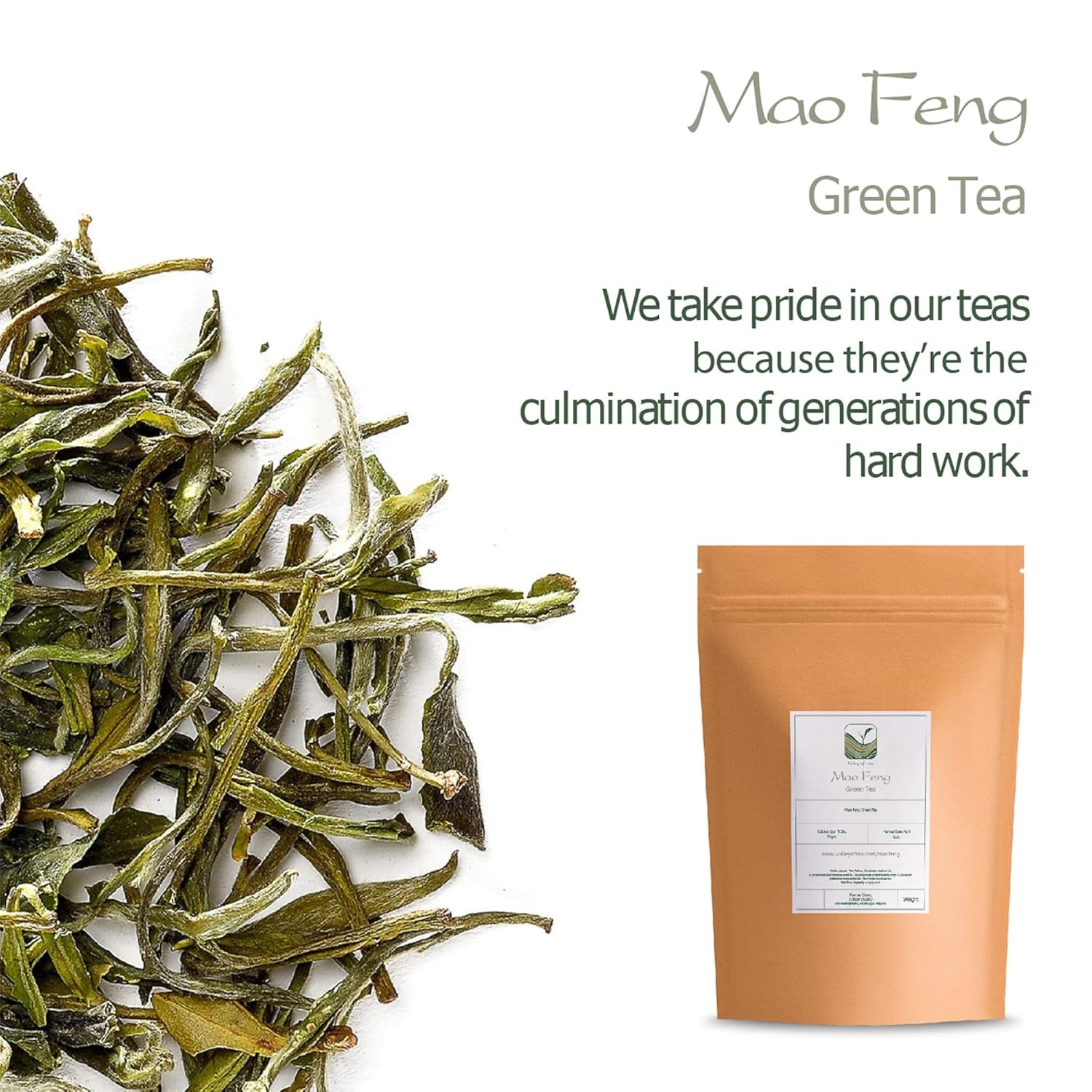 Mao Feng Huangshan Zielona herbata - słynna chińska herbata z Huang Shang - Maofeng Żółte Góry Liście zielonej herbaty Chiny Mao Feng Tea Organiczna zielona herbata Chińska zielona herbata Zielona herbata