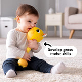 Lamaze L27471 Szalona żyrafa, zabawka dla noworodka, kolorowa zabawka sensoryczna dla dziecka, prezent dla nowych rodziców, zabawka rozwojowa dla chłopców i dziewcząt od 12. miesiąca życia. Zabawki dla niemowląt Naty Shop