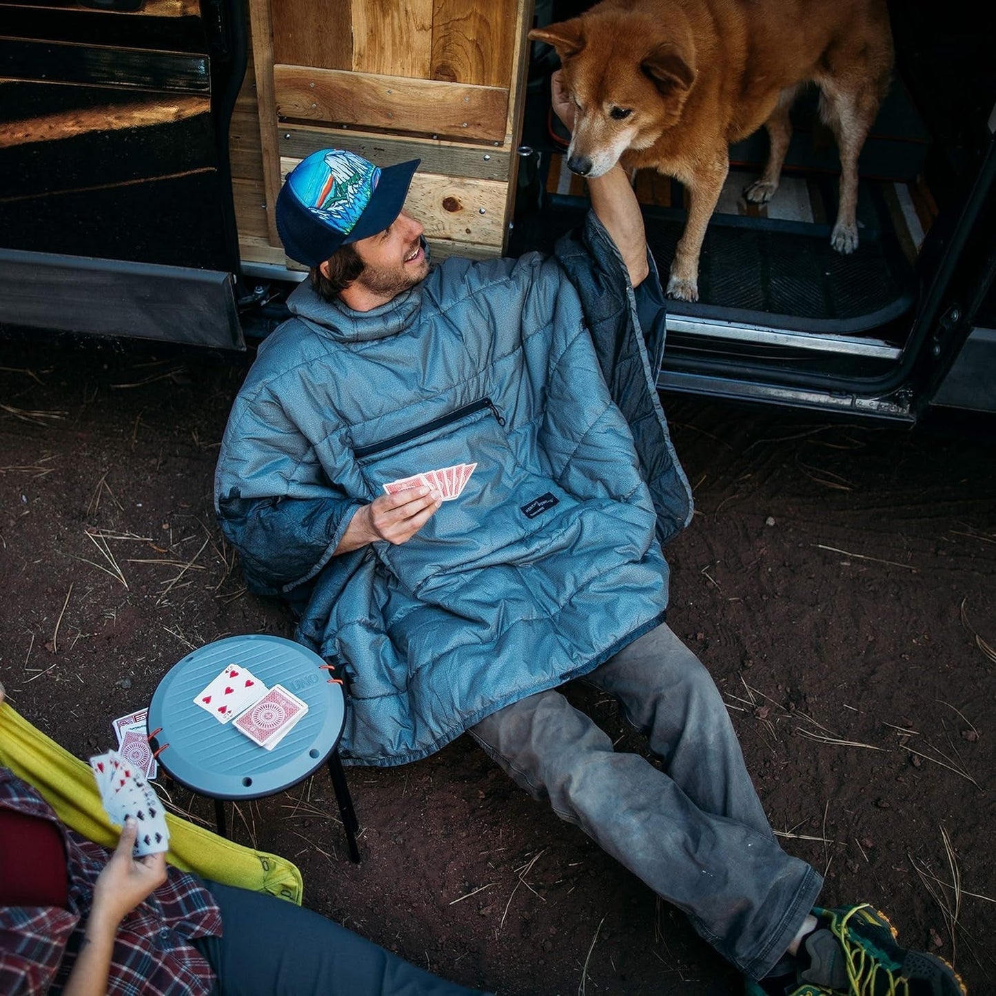 Therm-A-Rest Uniseks Honcho Poncho Poręczny koc z kapturem Poręczny koc z kapturem Łóżka i koce Therm-a-Rest