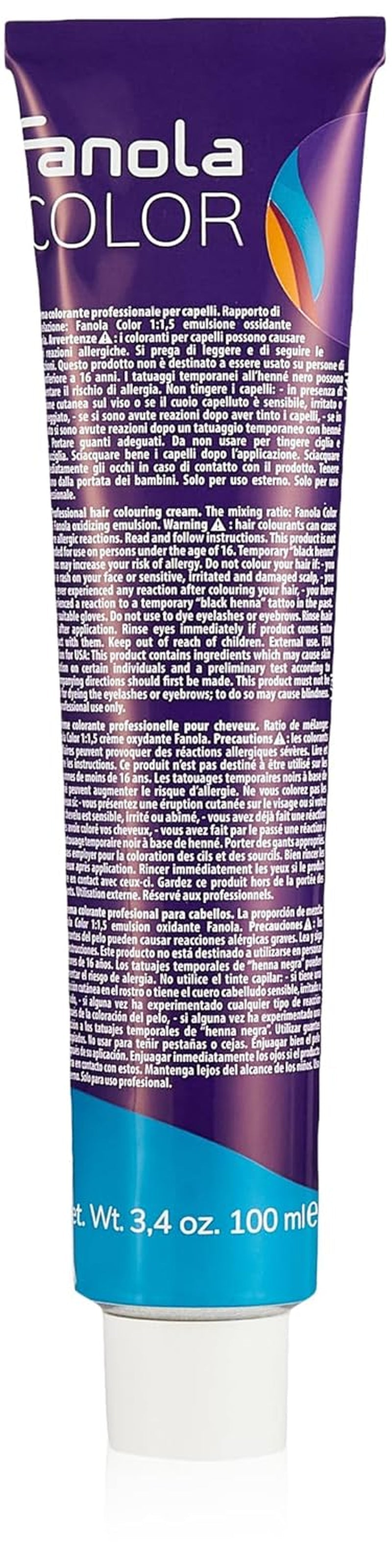 Fanola crema colore Krem koloryzujący 7.0 Blond, 100 ml