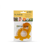 GRÜNSPECHT Organiczny gryzak do gryzienia Kauczuk naturalny dla ząbkujących dzieci, masuje dziąsła, nie zawiera BPA, miękki, wspomaga motorykę małą, wzór dinozaura (639-V1)