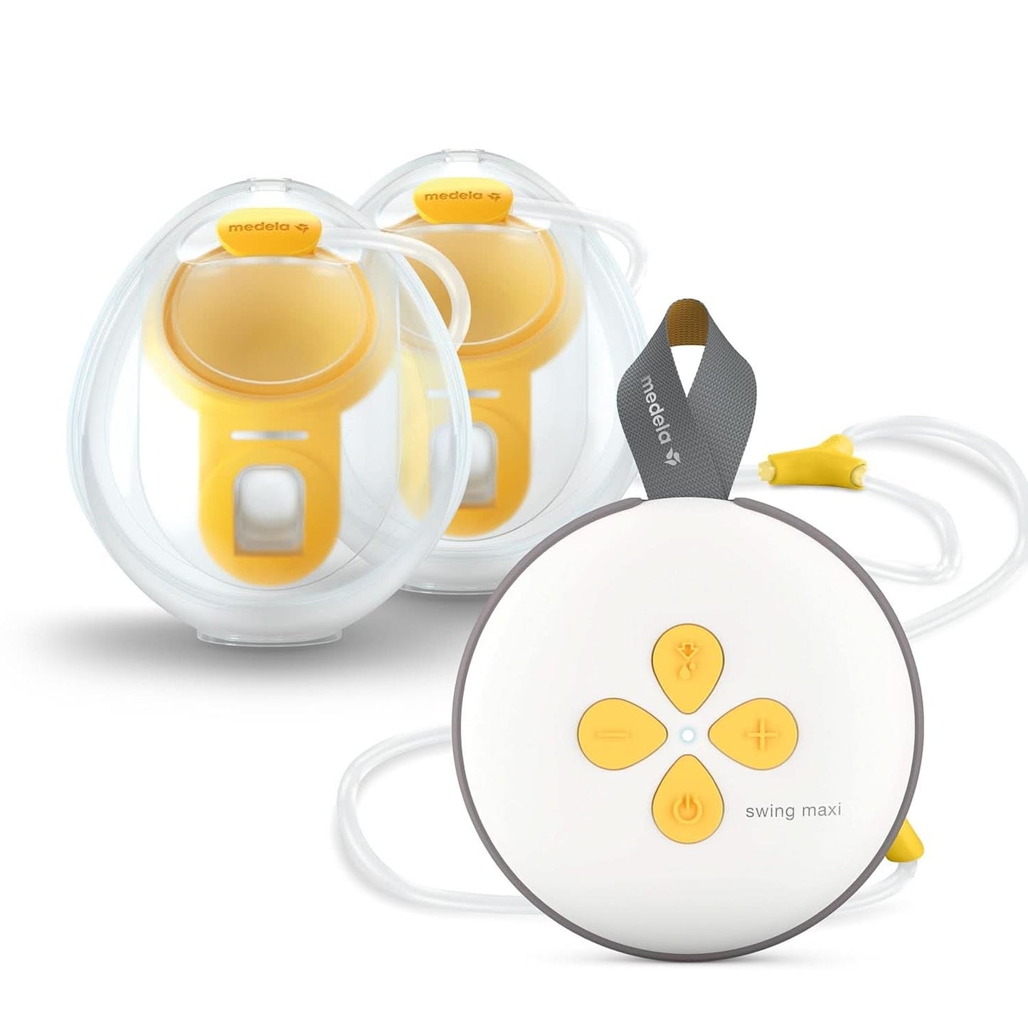 Podwójna pompa elektryczna Medela Swing Maxi - ładowana przez USB Akcesoria Żywność i karmienie piersią Bebe Naty Shop Swing Maxi Zestaw głośnomówiący