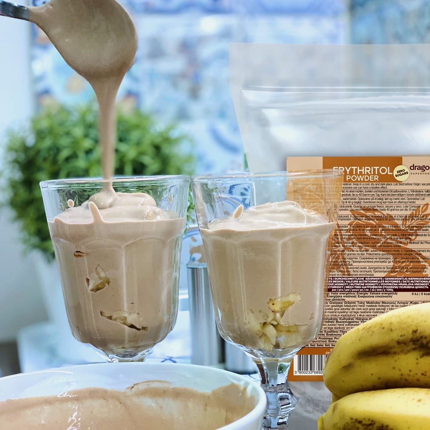Bio Erytryt - Proszek, 100% Bio, Wegański, Null Kalorien - 1Kg Słodziki Naty Shop