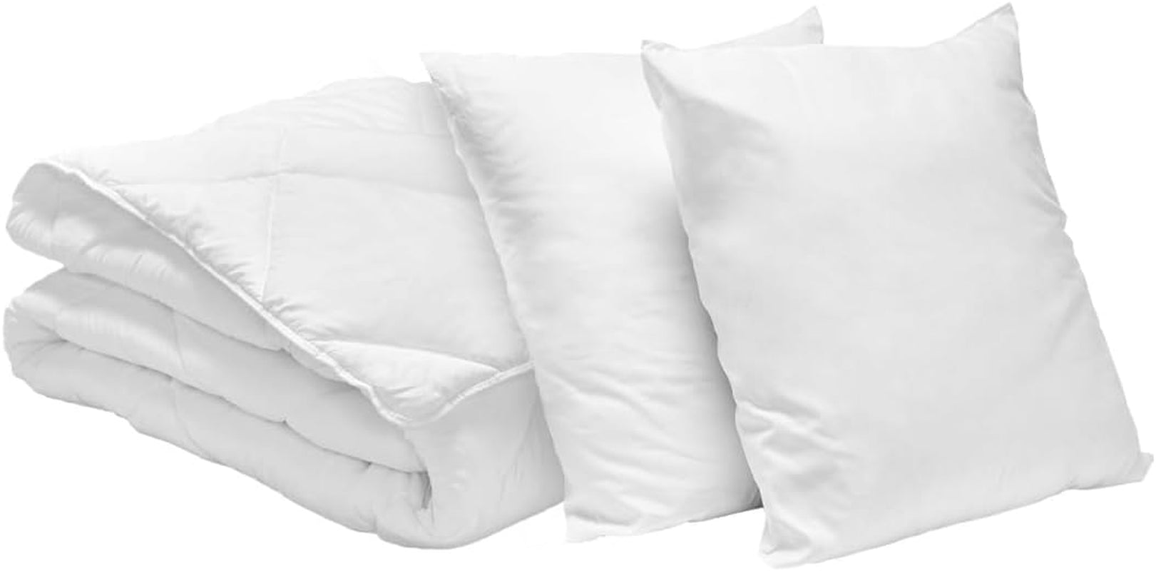 Bleu Calin Pack kołdra 1 osoba 140X200 cm + 1 poduszka 60X60 cm, możliwość prania w 95° Pościele i kołdry Naty Shop 220 X 240 cm 2 poduszki