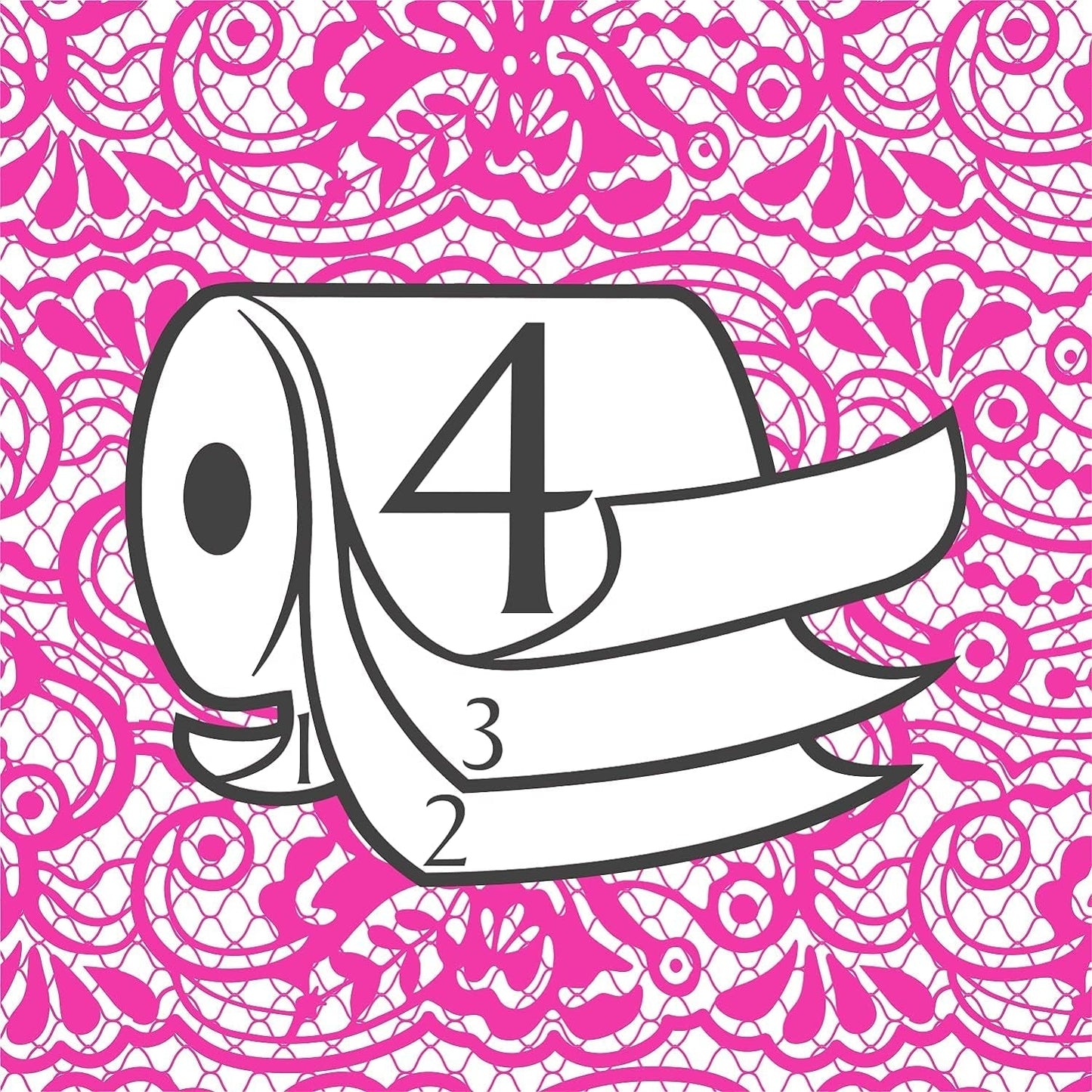 Papier toaletowy Renova 4 warstwy biały dekorowany zapachowy - 12 rolek w rolce Blanco Decorado Perfumado