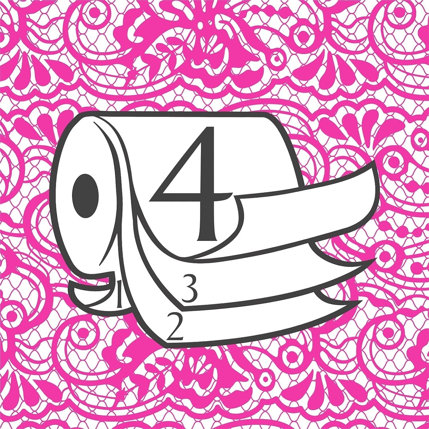 Papier toaletowy Renova 4 warstwy biały dekorowany zapachowy - 12 rolek w rolce Blanco Decorado Perfumado