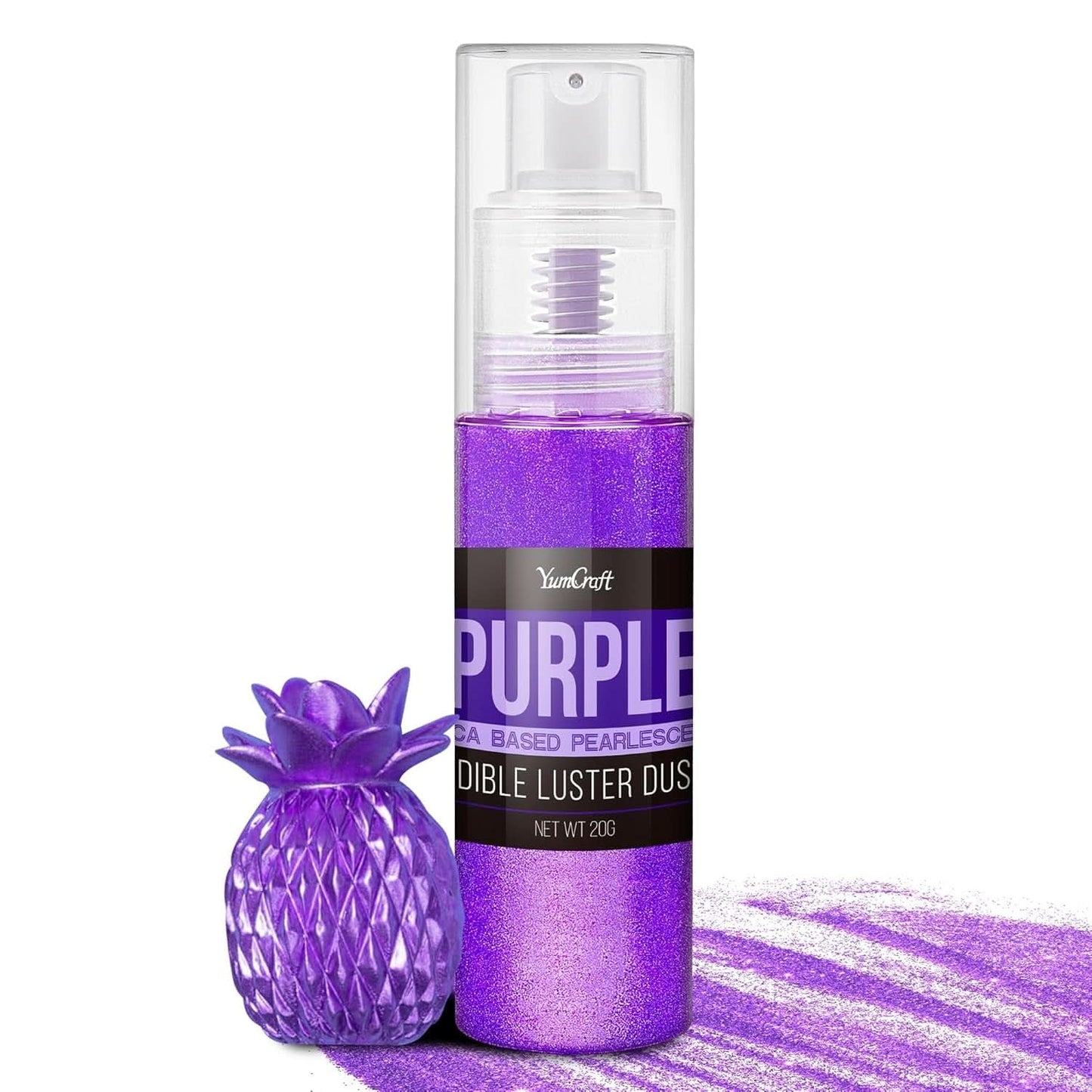 Jadalny spray brokatowy, 20 gramów Naty Shop Violet