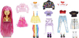 Rainbow High 571049 Fashion Studio - Ekskluzywna lalka z ubrankami, akcesoriami i 2 błyszczącymi perukami - Stwórz ponad 300 strojów!