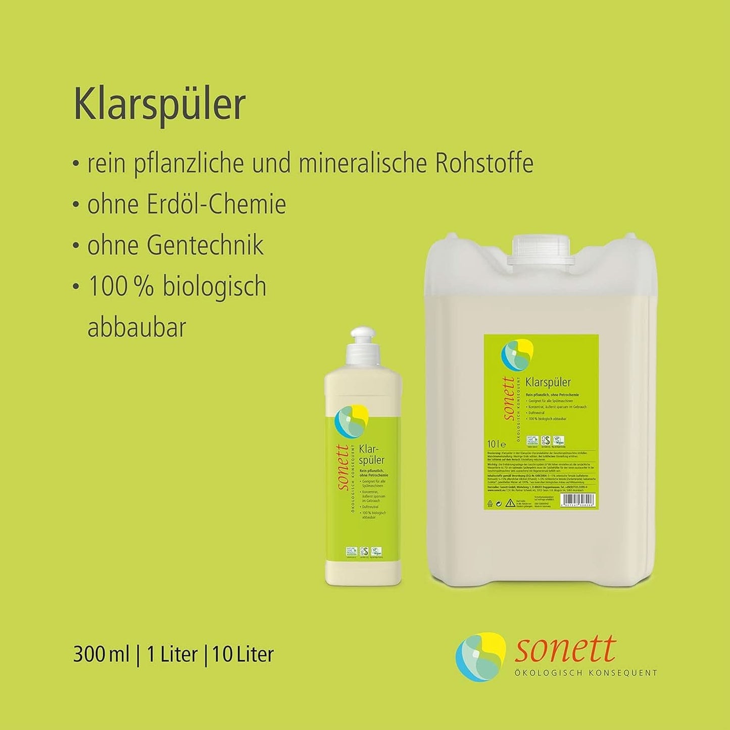 Roztwór do płukania Sonett, 500 ml Detergentów kuchennych Naty Shop