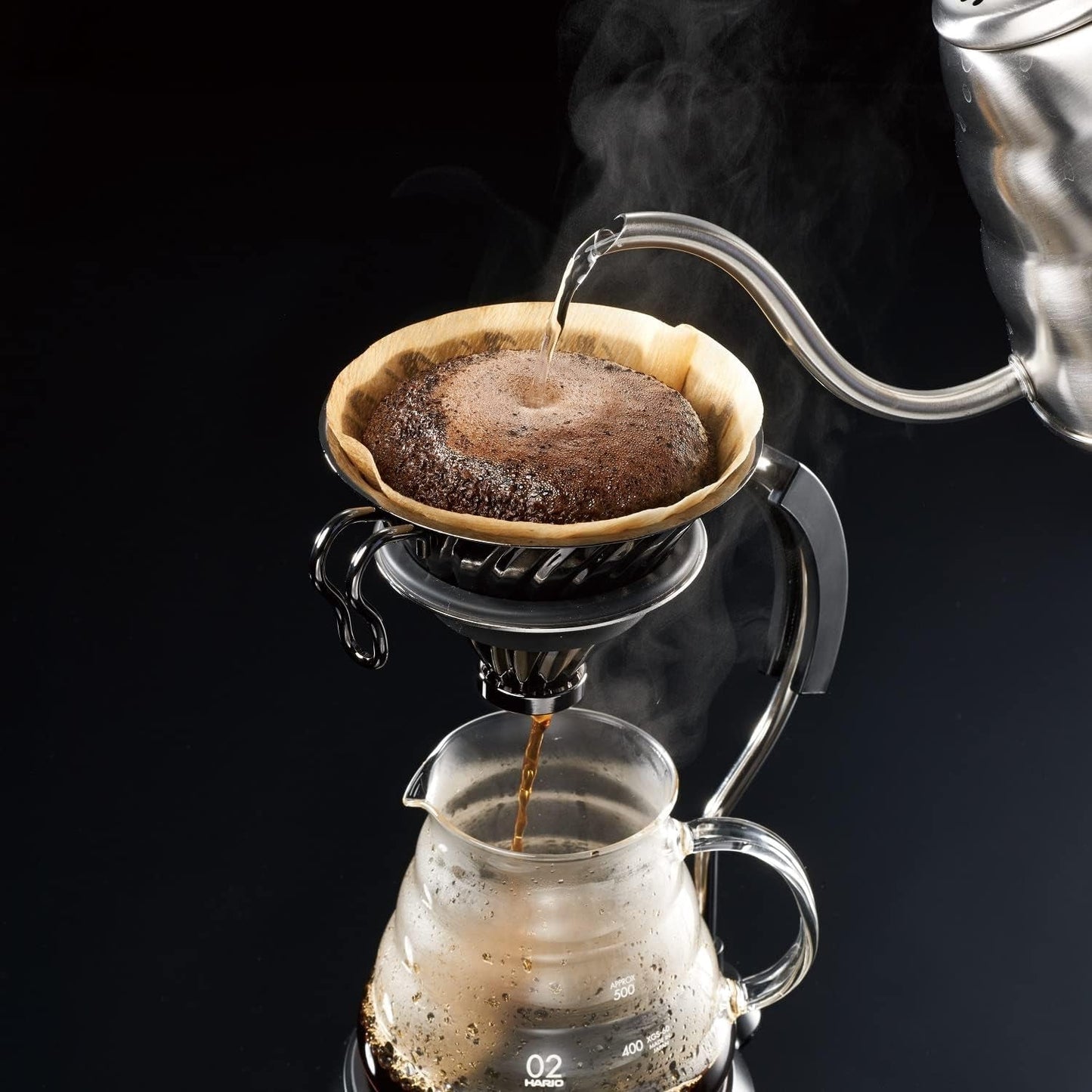 Metalowy kroplownik do kawy V60