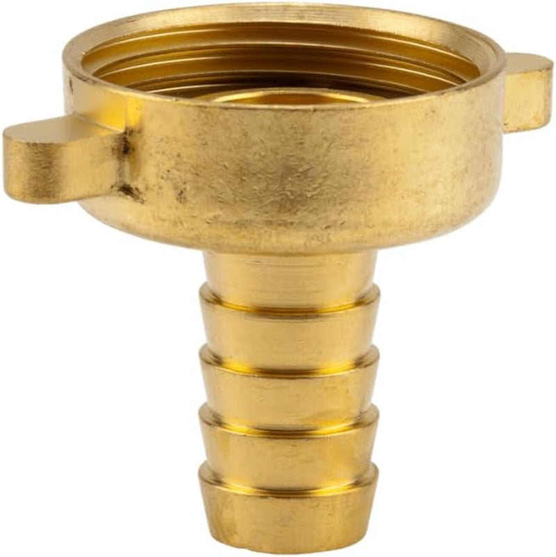 Gardena Mosiężna złączka do węża, 2-częściowa: wysokiej jakości mosiężna złączka, gwint 26,5 mm (G 3/4"), do węży 1/2" (13 mm) (7140-20)