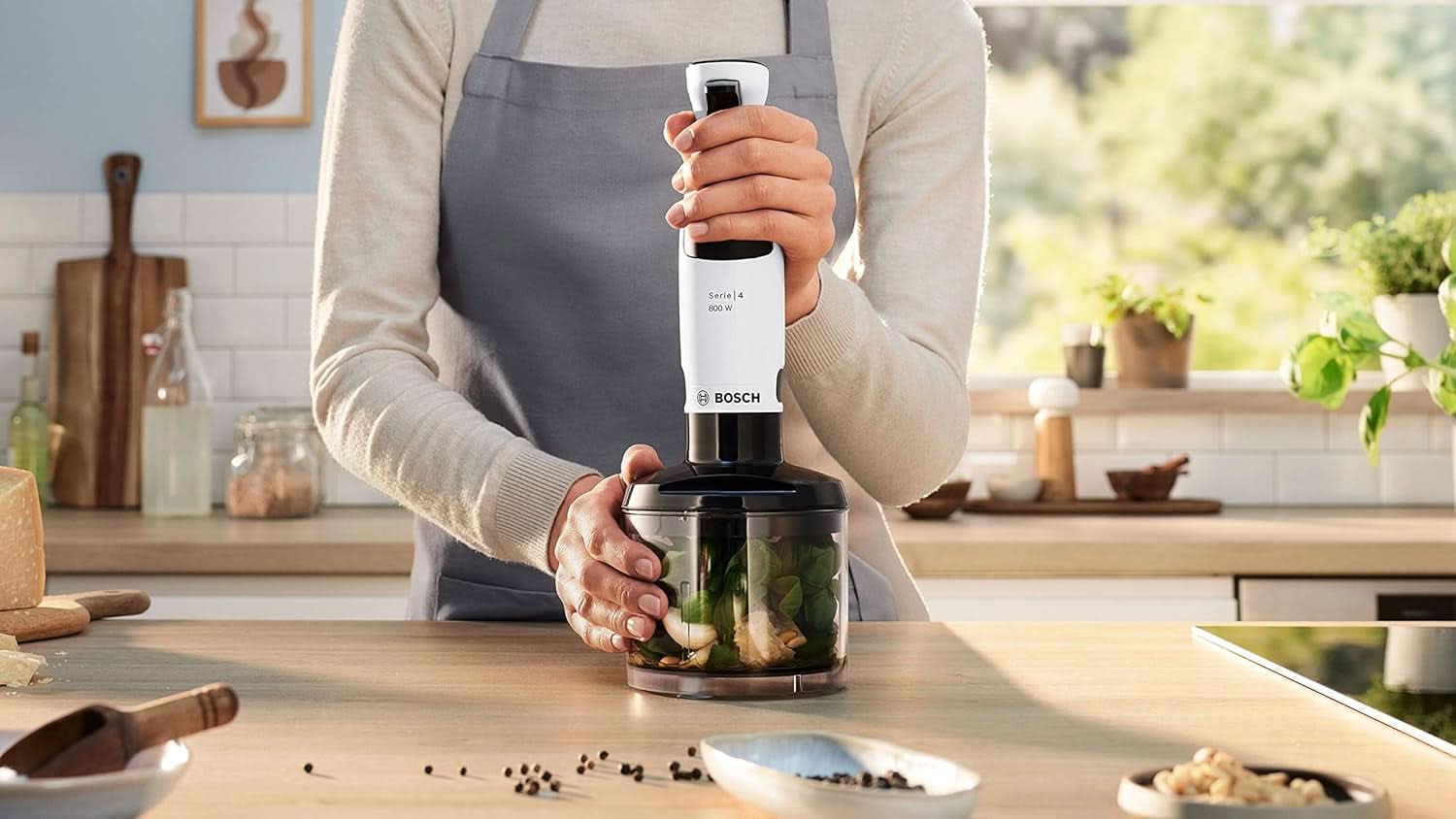 , Mikser Stab, Ergomaster Series 4, Silnik 800 W, Kontroler prędkości, Quattroblade Kitchen Naty Shop