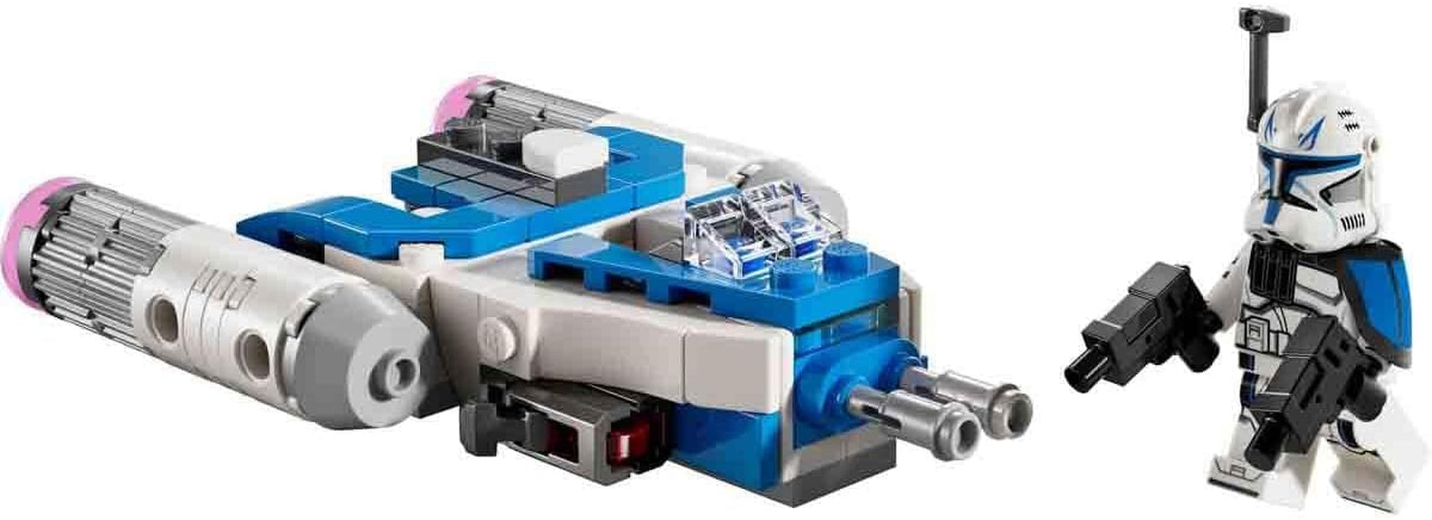 LEGO Star Wars Kapitan Rex Y-Wing Mikromyśliwiec Klocki kolekcjonerskie Statek kosmiczny Pomysł na prezent dla chłopców i dziewcząt w wieku od 6 lat 75391 Zestawy do budowania Besuche den LEGO-Store