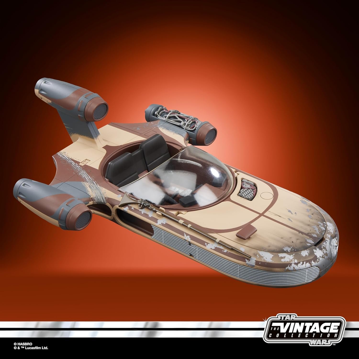 Star Wars Vintage Collection Landspeeder i Luke Skywalker, Gwiezdne Wojny: Nowa nadzieja Figurka i pojazd, Figurki 9,5 cm Naty Shop