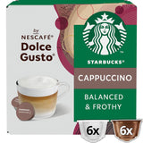 STARBUCKS Cappuccino marki Nescafé Dolce Gusto Kaffeekapseln 6 x 12 (72 Kapseln)